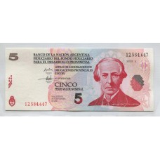 ARGENTINA EC. 202 BONO BILLETE SIN CIRCULAR UNC